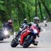 A group of riders on the Tail of the Dragon