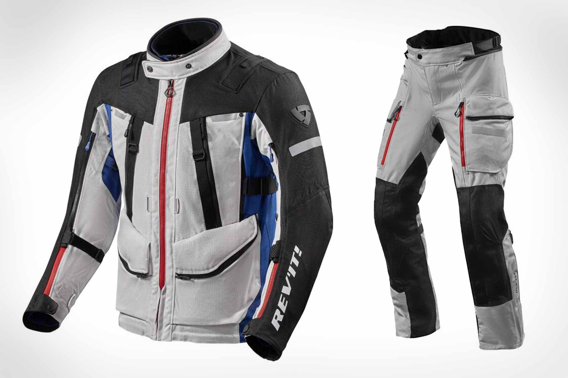 Rev'it Sand 2 Textile Jacket - Silver / Black, Motorcycle Jackets